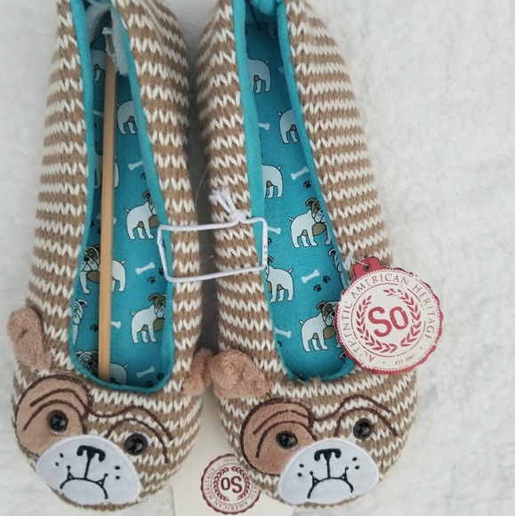 SO Shoes - NWT Puppy Dog Slippers Size 7/8